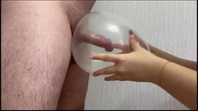 he fucked an inflatable condom