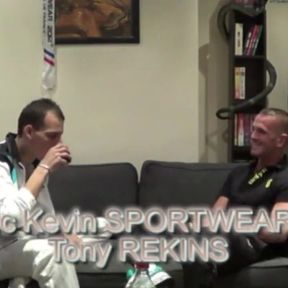 Feet sniffing for 2 scally boy at home