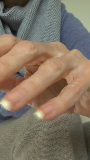 Lady Victoria Valente - Cashmere Outfit, Beautiful Hands, Long Fingernails, Close-ups, JOI