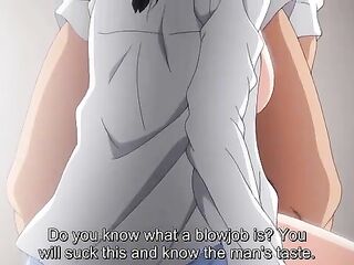 Pervy bastard screws breasty anime teen whilst boyfriend films