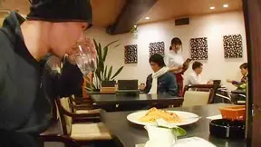 Asian Porn Video - Poor waitress gets fucked in front of her boyfriend and rotten cops who just stood there and watched
