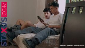 My Co–Worker and I Take a Steamy Break in the Office ClosetGay Sex, Friends, Workers