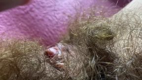Cum orgasm hairy pussy closeup and normal scenes big clit
