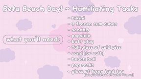 Beta Beach Day ~ Humiliating Tasks (720p)