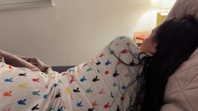 Step Son Cums Twice on Stepmom in Bed After Cuddle Request