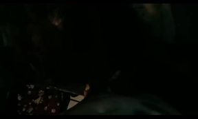 Cock eating in the dark