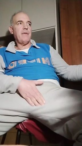 The Absorbed Pleasure of Jerking His Cock with Pure Pleasure!