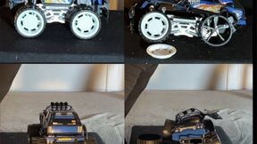 Plastic Toy Car got Crushed by Lucy’s Fat Ass!