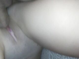 Close up from the side
