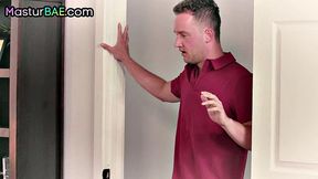 Big-titted MILF solo masturbation