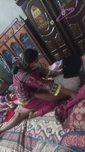 Captivating moment from &quot;I am fucking my elder step-sister lying down part 2&quot;