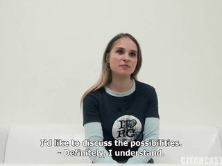 Blond Teen Gives a 1st Oral job in front of Camera