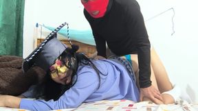 Straight A's Reward: Uniformed Graduate Sucks and Fucks Her Professor Doggy Style