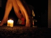 Femboy witch rides a Hellhound dildo for Holloween- Ash Steele