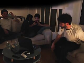 str8 ally jerks off with homo pair - real amateur