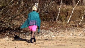 Sexy outfit for spring walk