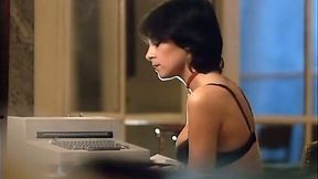 Hot and busty brunette babe blows dick of a mature dude