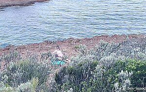 Sex associates, public dick flash on the beach. she was shocked at first but then decided to suck