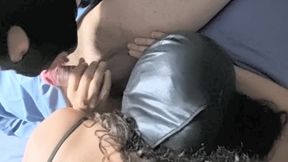 Real Homemade Hot Bisexual Threesome, Wife and Husband Sharing Cock, Socuking Together
