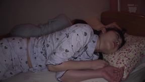 Tchai Time: Uncut POV, Brunette Asian Beauty Creamed in Japanese Hair Garden