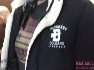 DULCE CORRENTINITA recibe de regalo de cumple las 4 velitas de GrupoGangBangPro, bukkake group-sex double penetration