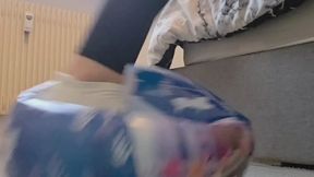 Popping the Frozen Beach Ball