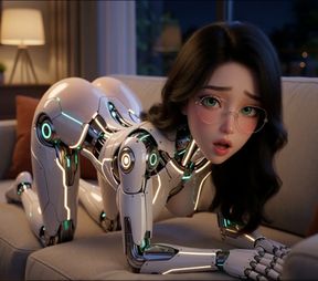 In the near future, robots will give you the best orgasm of your life (AI-generated).