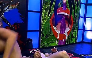 Ria sunn gets bukakkes and anal from huge dicks