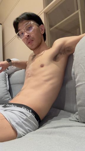 Twink showing his everything. 1 of 4