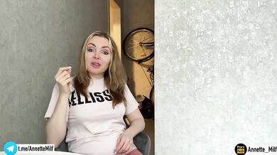 MILF gets son's cum leaking wet blowjob POV role play fucked hard