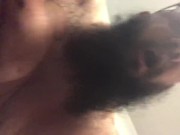 FTM bear chub plays with dildo