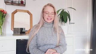 Ersties - Blonde Babe Anna Talks About the First Time She Squirted
