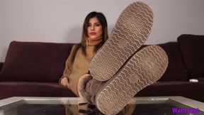 Melanie Stinky Boots - Shoe Fetish - HD MP4