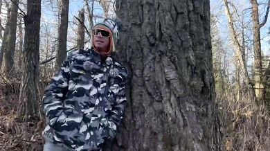 Big cock tears her open creampie soaked hiking trail