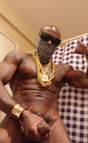Big Black Hairy Cock Worship Hallelujah Johnson Tall Dark Chocolate Muscles Tattoos Hairy BBC Hall