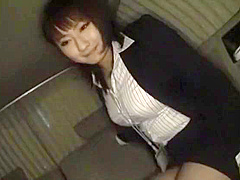 Fabulous Japanese slut Megumi Haruka in Best Stockings, Fetish JAV scene