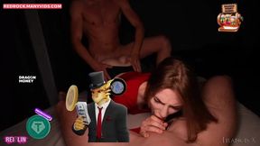 Intense POV Threesome: She Enjoys Double Pleasure After the Party! - Featuring BBG Reislin, RedRock & Francisx
