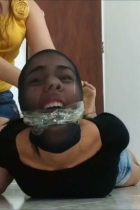 Stepmother and stepdaughters in their very first bondage debut video!