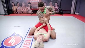 Eddie Jaye Defeats Helena Locke , Then Eats Her Pussy and Delivers His BBC