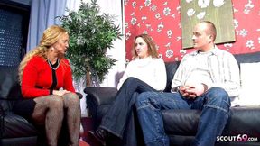 REAL GERMAN COUPLE&#039;S FIRST PORN CASTING - MATURE