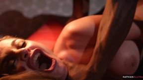 rough anal stretching on cathy heaven s ass by joss lescaf s bbc