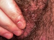 ftm my swollen clit after hours of edging