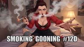Smoking Gooning #12D: Smoke Veiled Surrender (Animated, Music, Text)