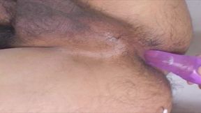 Kinky Asian top goes in with his cock and toys