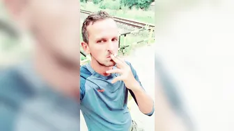 Muscular German Hunk Masturbates with Cock Ring in Public Toilet