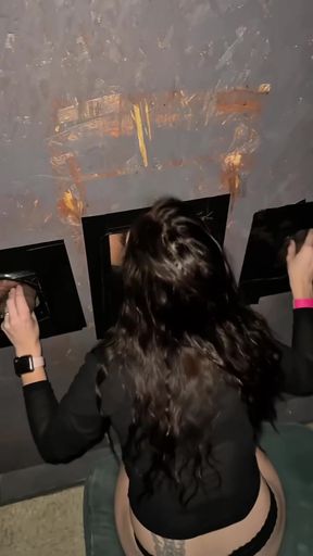 Various clips showcase naughty fun at adult theater