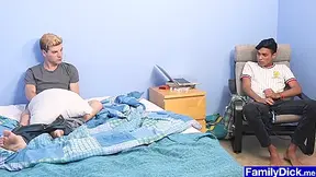 Stepdad Joins Horny Boys Fooling Around And Fucks Anal