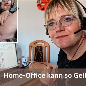 Horny in the Home Office - Masturbation with Fingers and Voice