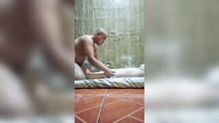 Construction employee hired Me for Rubdown