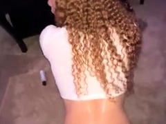 Brunette babe fucked doggystyle